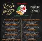 Menú pizzas
